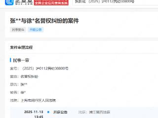 张新成维权进展,告黑将开庭