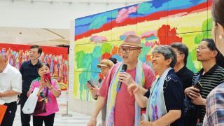 穿越六百年的色彩交响 华裔艺术家用颜料重构中国美学基因