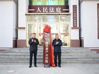 全省首家“梅花鹿产业法庭”在双阳法院挂牌成立
