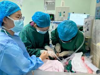 胶州孕27周产妇突发胎盘早剥来不及转运,NICU转运团队直奔当地医院产房抢救新生儿