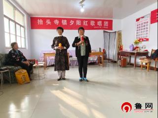 以歌为媒传红色,公益培训暖人心——德州天衢新区抬头寺镇开展公益活动