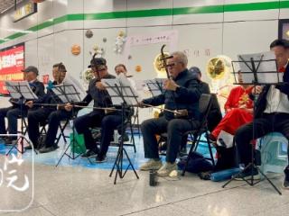 车站设健康驿站、开音乐会 合肥地铁站又“整活”了