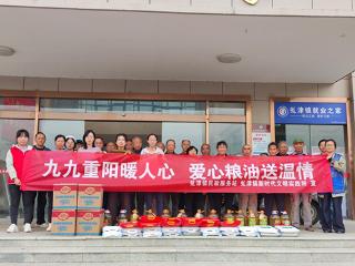 永修县虬津镇开展重阳慰问活动