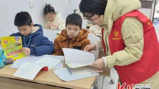 石家庄市明珠花苑社区推出寒假儿童托管公益服务