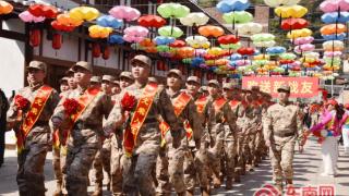 三明大田县欢送新兵入伍