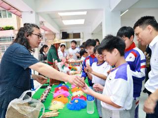 圈粉澳门学子!传统节日文化推介交流活动走进澳门培华中学