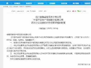 宛文思中国平安财险四川分公司副总经理任职资格获批