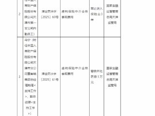 虚构保险中介业务套取费用，中国人寿财险天津市分公司被罚款30万元