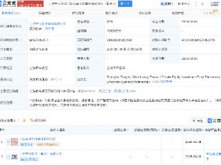 上海奉投贤创二期私募投资基金登记成立，出资额1亿元