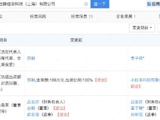 小红书收购新公司，经营范围含藏品鉴定评估服务