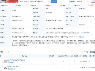 中信戴卡等在金华新设汽车零部件制造公司