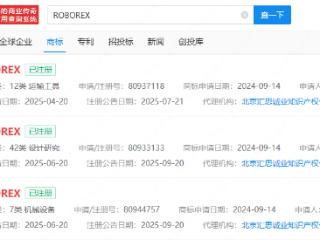 赛力斯成功注册RoboREX商标