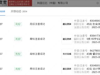阿里巴巴AI数字人大模型“通义灵眸”商标获批