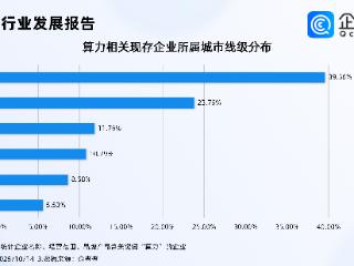 上海提升智能算力终端规模，企查查显示近四成相关企业在一线城市