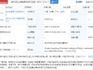 国科江城具身智能股权投资基金登记成立