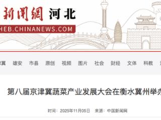 第八届京津冀蔬菜产业发展大会在衡水冀州举办