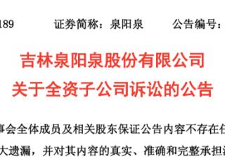 泉阳泉子公司涉河北邢台1.23亿工程纠纷