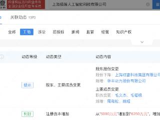 华丰股份入股极篇人工智能科技公司