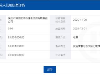 保定满城城建深陷多重信用危机：遭强制执行上亿元，股权冻结与数据造假问题并存
