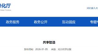 2025年河北经济热词：共享智造