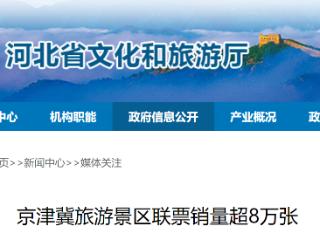 京津冀旅游景区联票销量超8万张 消费总额约3亿元