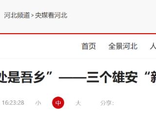 “此心安处是吾乡”——三个雄安“新”人的安居故事