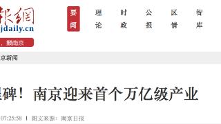 南京迎来首个万亿级产业：2025年软件业务收入规模约为10200亿元