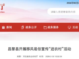 抵制高价彩礼 昌黎县开展移风易俗宣传“进农村”活动