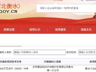 阳光出行衡水分公司非法运营 平台派单无证车辆与司机再被行政处罚