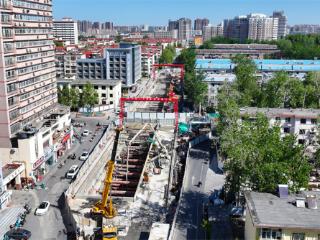 10座车站已封顶 石家庄地铁5号线加紧建设