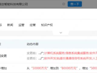 中国通号旗下低空智能科技公司增资，增幅达166.67%