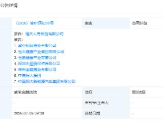 恒大人寿起诉中国恒大