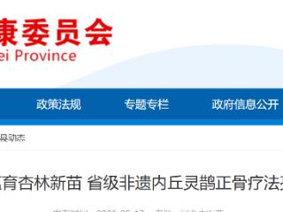 传承扁鹊医脉，省级非遗内丘灵鹊正骨疗法走进邢台医学院