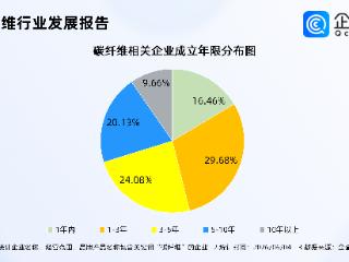 国产T1000级碳纤维量产，碳纤维相关企业近5万家，华东最多
