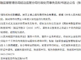 张某刚因对员工侵占保险费负有责任，被禁业十年