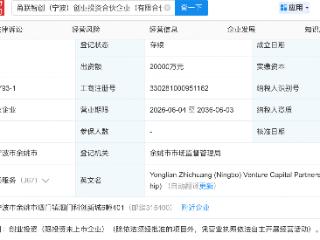 甬矽电子等在宁波新设智创创投合伙企业