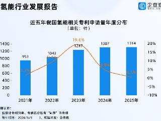 氢能关注度再升温！国内氢能相关专利已超8600件，去年申请超1300件
