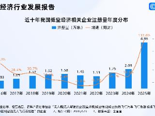 拓展无人机巡线新模式！去年低空经济相关企业注册激增，近三成在华东