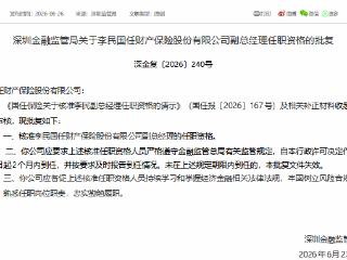 李民获批担任国任财产保险副总经理