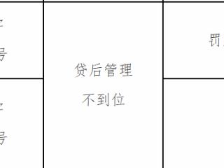 中国农业发展银行辽宁省建平县支行因贷后管理不到位被罚款20万元