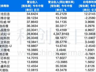 科创板芯片设计板块半年报透视：54家企业收入实现正成长 43家盈利