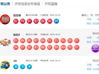 6月7日福彩中奖号码