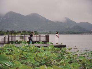 雨后湘湖 美若画