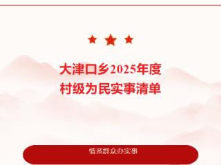 泰山景区大津口乡：聚焦民生实事，夯实乡村“幸福根基”