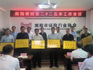 平安产险南阳中支荣获南阳市2024年行业工作先进单位称号