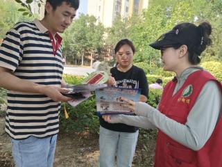 李营街道桃园社区开展“反邪同行 共筑平安”宣传活动