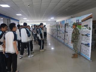 邢台南宫市人民武装部开展校园军校招生宣传活动