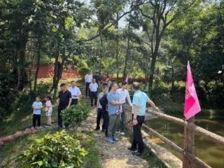 萍乡乡村产业专家在展凤岭生态庄园调研帮扶