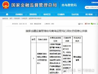 果然财经丨涉多项违规、高管被问责，威海银行青岛分行领大额罚单