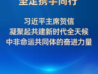 在现代化道路上坚定携手同行——习近平主席贺信凝聚起共建新时代全天候中非命运共同体的奋进力量